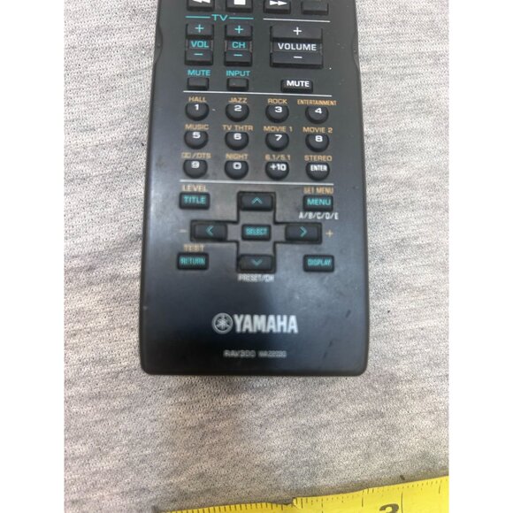 Yamaha Stereo AV Wireless Remote Control Black Model # RAV300 / WA22030 - Picture 3 of 6